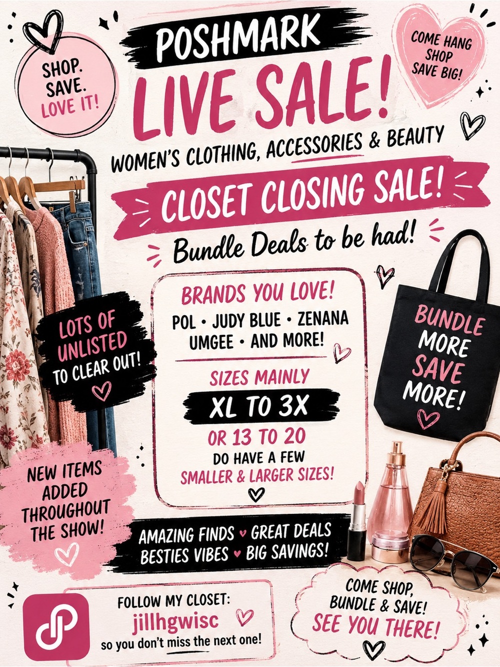 Poshmark Live Unlisted Item 1-100